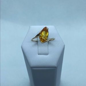 14k citrine ring